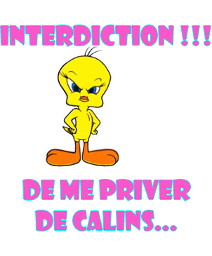 Je suis très câlin  